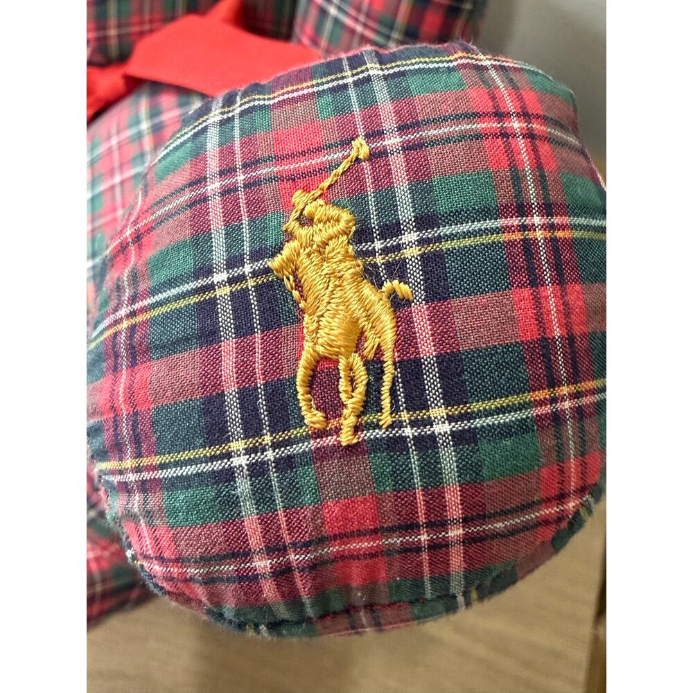 Ralph Lauren Tartan Plaid Teddy Bear Plush Stuffed Animal Collectible 11” - Picture 9 of 9